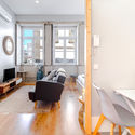 Apartamentos Braga Urban Studios / ARPO - Fotografia de Interiores, Sala de Estar, Mesa, Cadeira, Porta, Janela