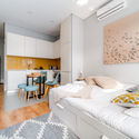 Apartamentos Braga Urban Studios / ARPO - Fotografia de Interiores, Dormitório, Iluminação, Cama, Cadeira