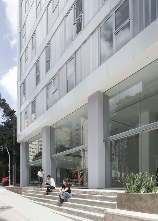 Rosa Building / AR Arquitetos - Exterior Photography, Stairs, Facade