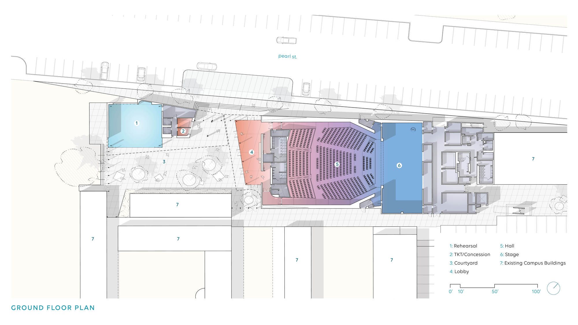 Gallery of HGA Unveils John Adams Middle School Performing Arts Center