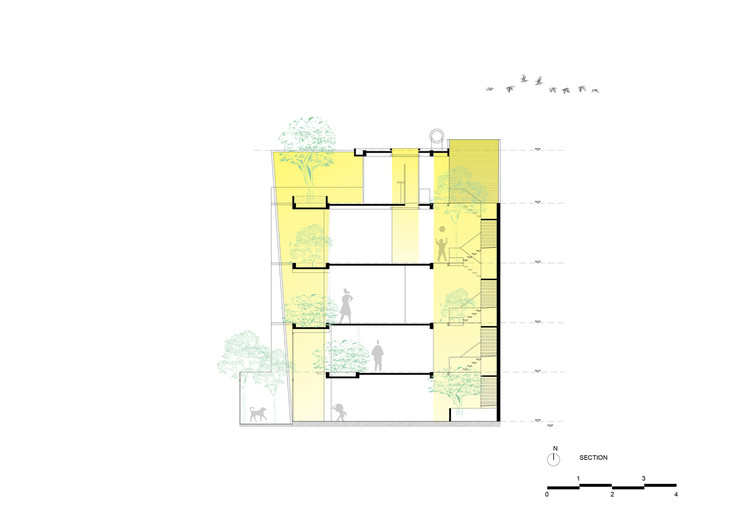 Tube Houses: 15 projetos que reinterpretam as estreitas residências vietnamitas  - Imagem 17 de 31