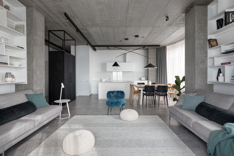 Apartamento Gris Profundo Azovskiy Pahomova Architects ArchDaily En Apartamento Gris Profundo Azovskiy Pahomova Architects ArchDaily En