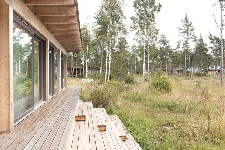 Boge Friggars House / Scott Rasmusson Källander - Exterior Photography, Forest, Deck