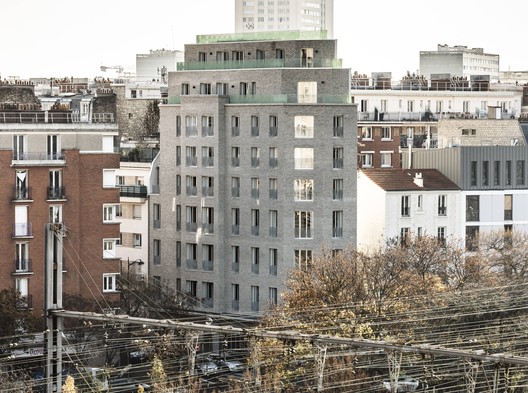 Apartment Building in Paris / CoBe Architecture & Paysage - Exterior Photography, Facade