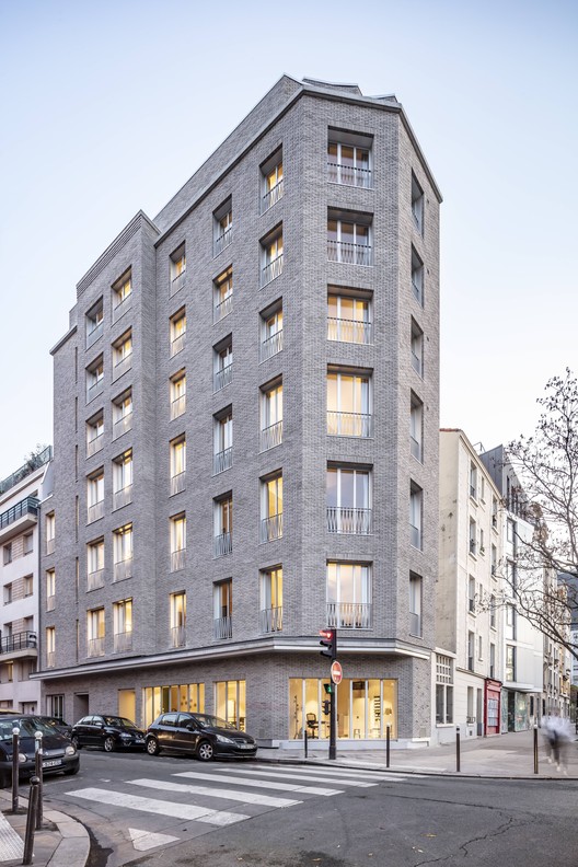 Apartment Building in Paris / CoBe Architecture & Paysage - Exterior Photography, Windows, Facade