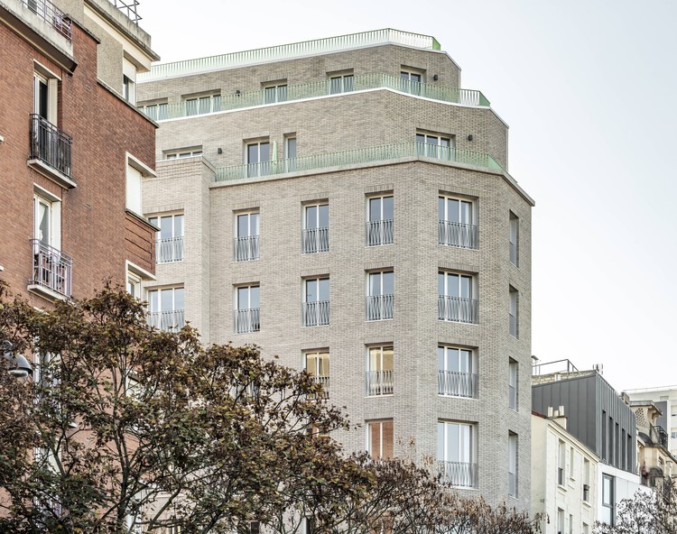 Apartment Building in Paris / CoBe Architecture & Paysage - Exterior Photography, Windows, Facade