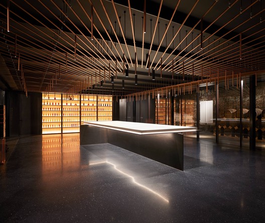 Tasting Room for Master Blenders / Elluin Duolé Gillon architecture - Interior Photography, Beam