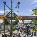 'Flor Urbana' Installation by dérive LAB + Germen Estudio Reflects on the Climate Impact of Public Buildings - Imagen 2 de 4