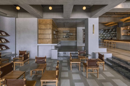 naïve Bookstore / designRESERVE - Interior Photography, Wood, Shelving