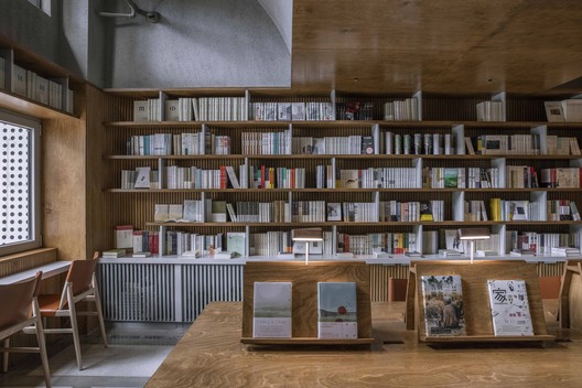 naïve Bookstore / designRESERVE - Interior Photography, Closet, Wood, Shelving