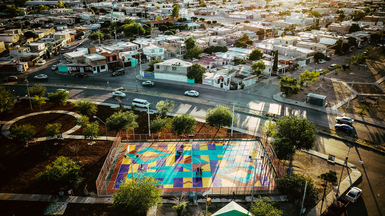 Basketcolor: identidad, juego y resiliencia en la frontera de México. Image Cortesía de Nómada Laboratorio Urbano