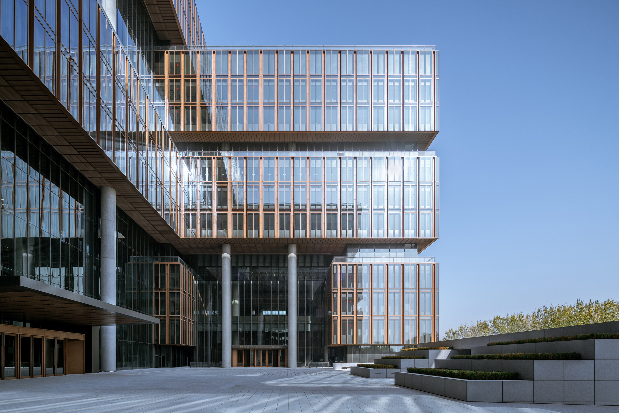 画廊 亚洲金融大厦暨亚洲基础设施投资银行总部 / gmp + 清华大学建筑设计院 - 2