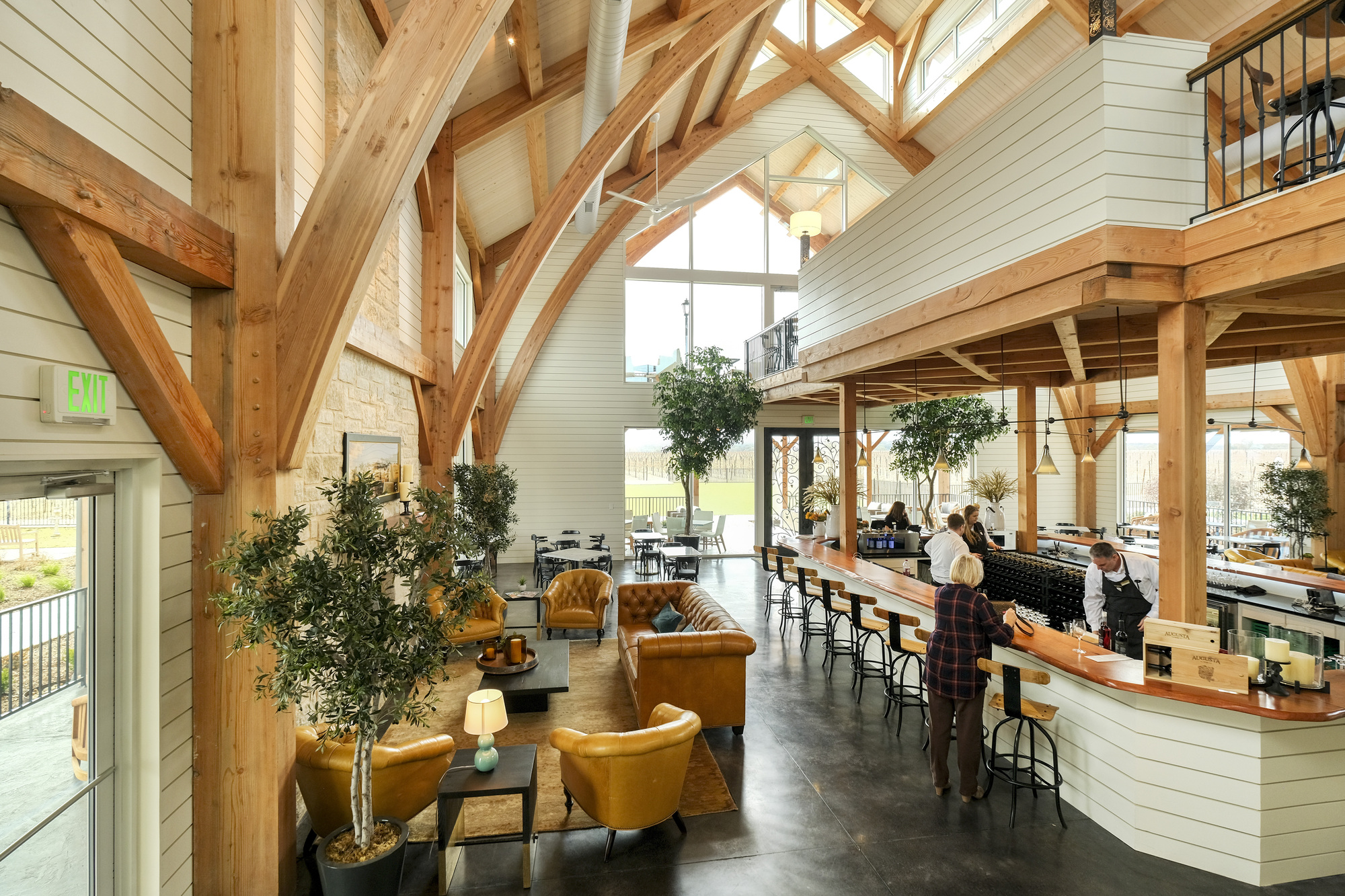 Gallery of Augusta Vin Winery / Texas Timber Frames - 5