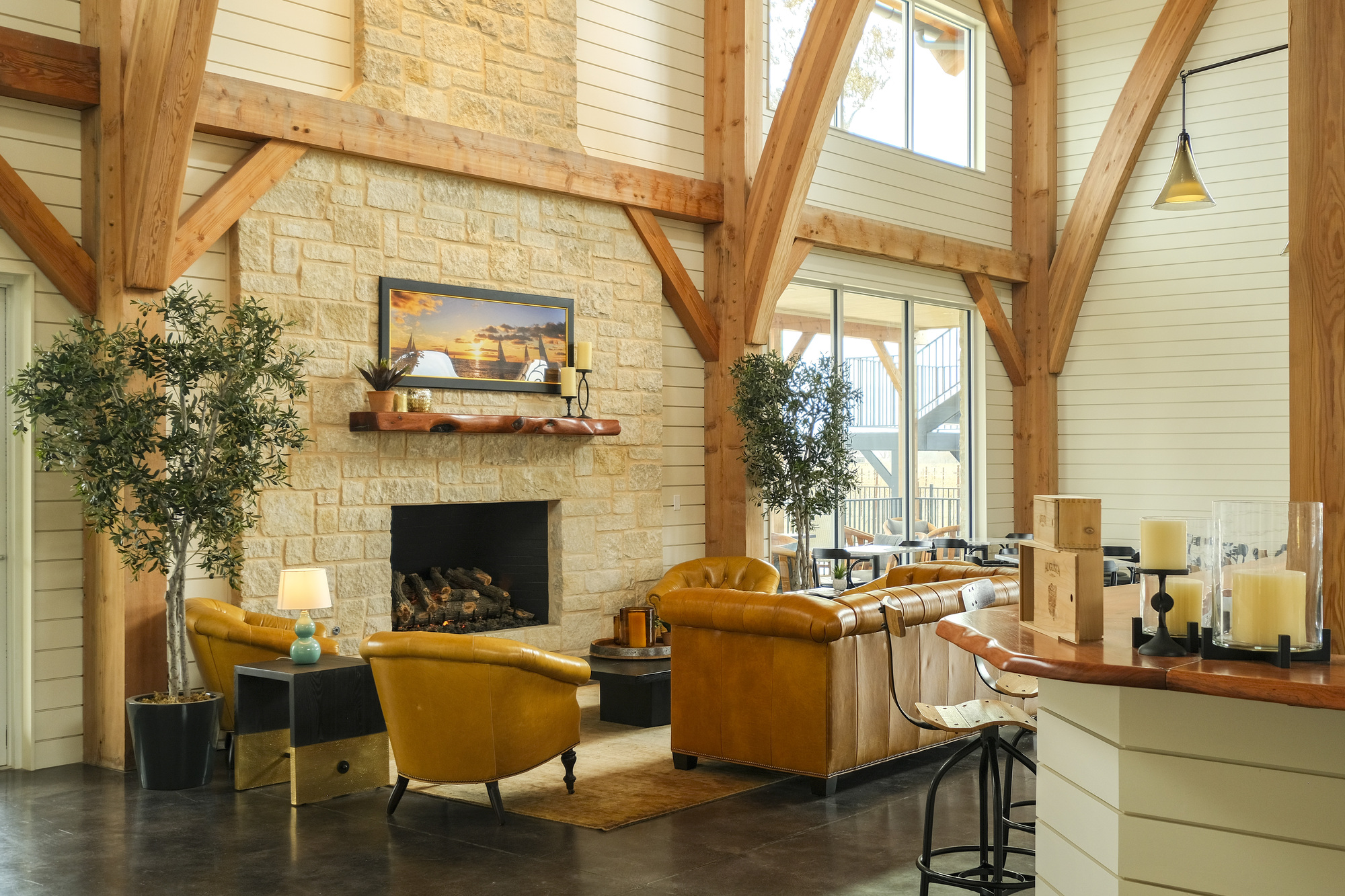 Gallery of Augusta Vin Winery / Texas Timber Frames - 15