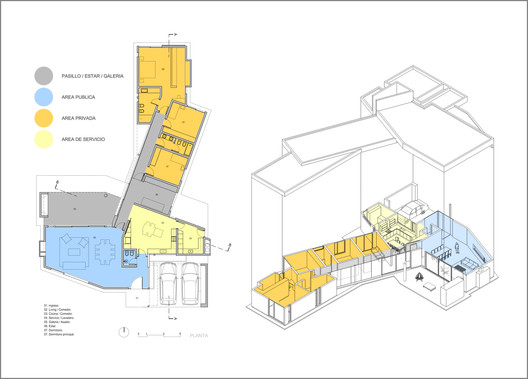 Functional Diagrams: Programmatic Organization Strategies in Houses in Argentina Functional Diagrams: Programmatic Organization Strategies in Houses in Argentina - Image 6 of 21