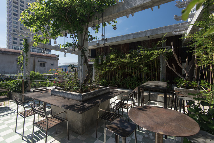 The 59 Café / Viet D Architects - Exterior Photography, Table, Windows, Chair, Patio, Garden, Courtyard