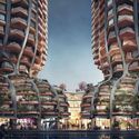 Heatherwick‘温哥华双子塔’方案，曲线塔楼 - Image 1 of 4