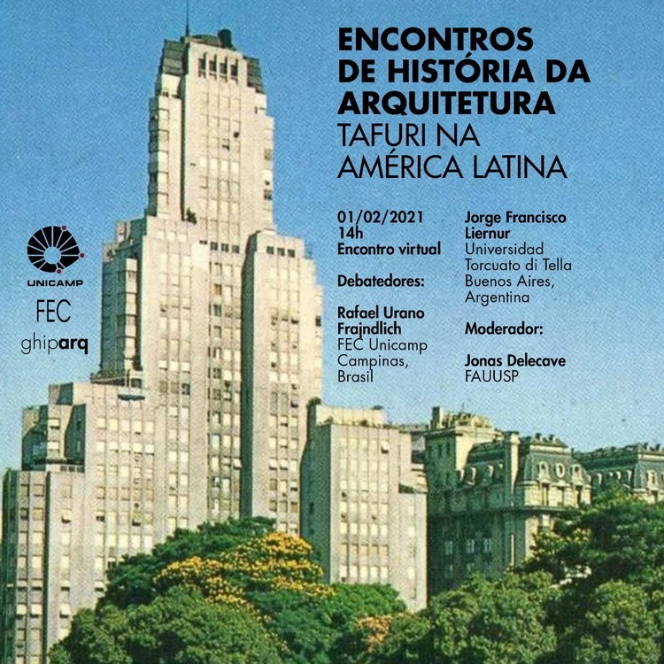 Tafuri na América Latina - Encontros de História da Arquitetura - Imagem 1 de 1