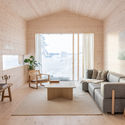 Cabaña Kvitfjell / Erling Berg - Fotografía interior, Sala de estar