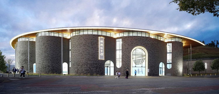 建瓯一中两馆 / 天华建筑创作工作室 - 建筑图, 表皮, 拱