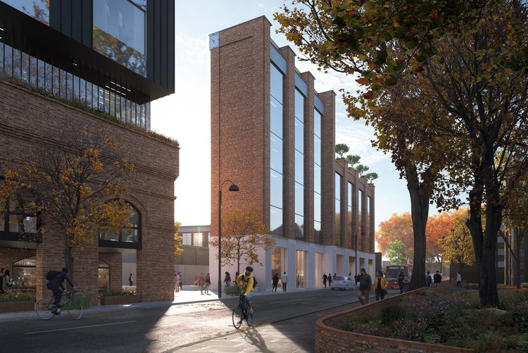 HOK's West London Masterplan Receives Planning Approval Along Bollo Lane - Image 1 of 6