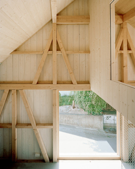 瑞士克莱恩斯小屋 / Lukas Lenherr Architektur - 室内图