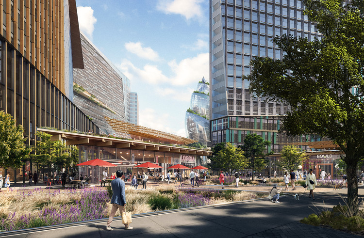 NBBJ diseña nuevo edificio de Amazon en Virginia: "Un entorno que prioriza el trabajo saludable y celebra la naturaleza" - Imagen 6 de 6