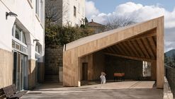 Evisa School Porch / Orma Architettura
