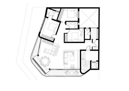 Threeplusone Apartments  / Valentino Architects - Image 17 of 18