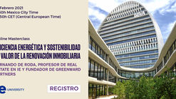 Masterclass: Eficiencia energética y sostenibilidad en Real Estate