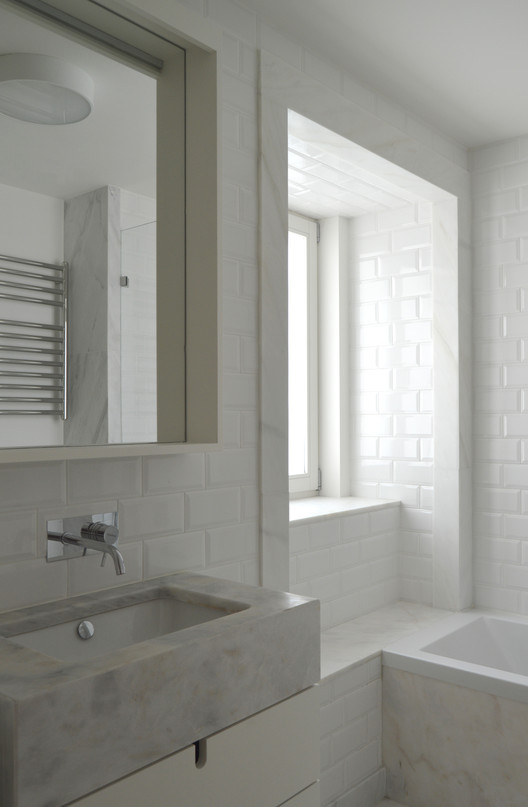 Edifício Arco Augusta / DNSJ.arq - Fotografia de Interiores, Banheiro, Pia, Bancada, Janela