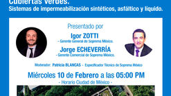 Webinar Soprema: Cubiertas Verdes