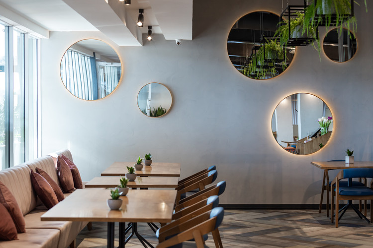 Arlette Restaurant / Baran Buro - Interior Photography, Dining room, Table, Windows, Chair