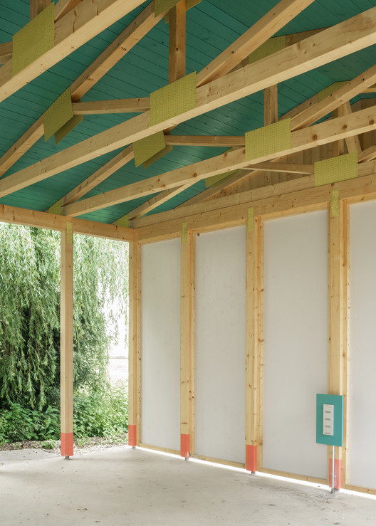 Erkläranlage Pavilion / Max Otto Zitzelsberger Architekt BDA - Interior Photography, Beam, Facade, Column