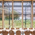 Rene Cassin学校食堂 / Brulé Architectes Associés - 室内图, 食堂, 椅子