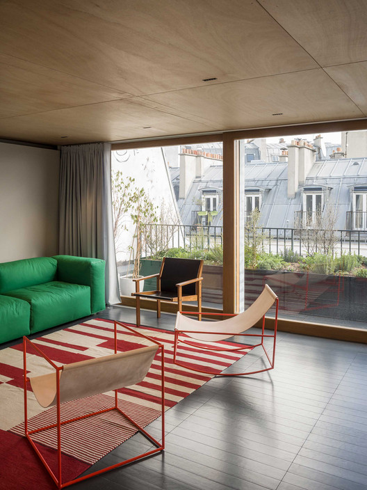 PARIS XI Office / LAN Architecture - Interior Photography, Living Room, Chair