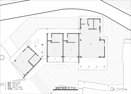 Hotel Dianjiang Bagu·Suji / 3andwich Design / He Wei Studio Hotel Dianjiang Bagu·Suji / 3andwich Design / He Wei Studio - Imagem 30 de 33