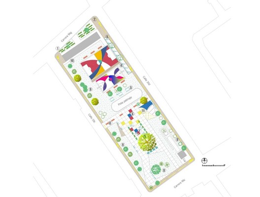Inclusive tactical urbanism intervention at Villemar Park in Fontibón - Image 11 of 18