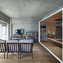 House of Ichijoji / YAP - Interior Photography, Dining room, Table, Beam, Chair