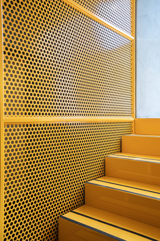 Tre de tutto Restaurant  / STUDIOTAMAT - Interior Photography, Bathroom, Stairs