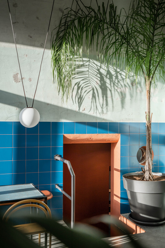 Tre de tutto Restaurant  / STUDIOTAMAT - Interior Photography, Bathroom, Chair