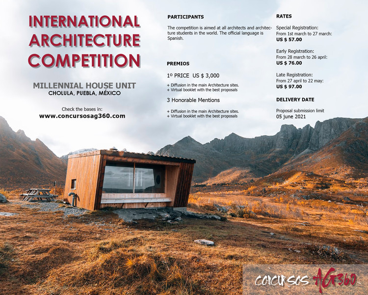 Open Call Contest AG360: Millenial House Unit, Concursos AG360