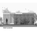 Rock House Front Side Elevation - Ng&ocirc;i nh&agrave; nhỏ nghỉ dưỡng cuối tuần nằm giữ khung cảnh thi&ecirc;n nhi&ecirc;n thơ mộng