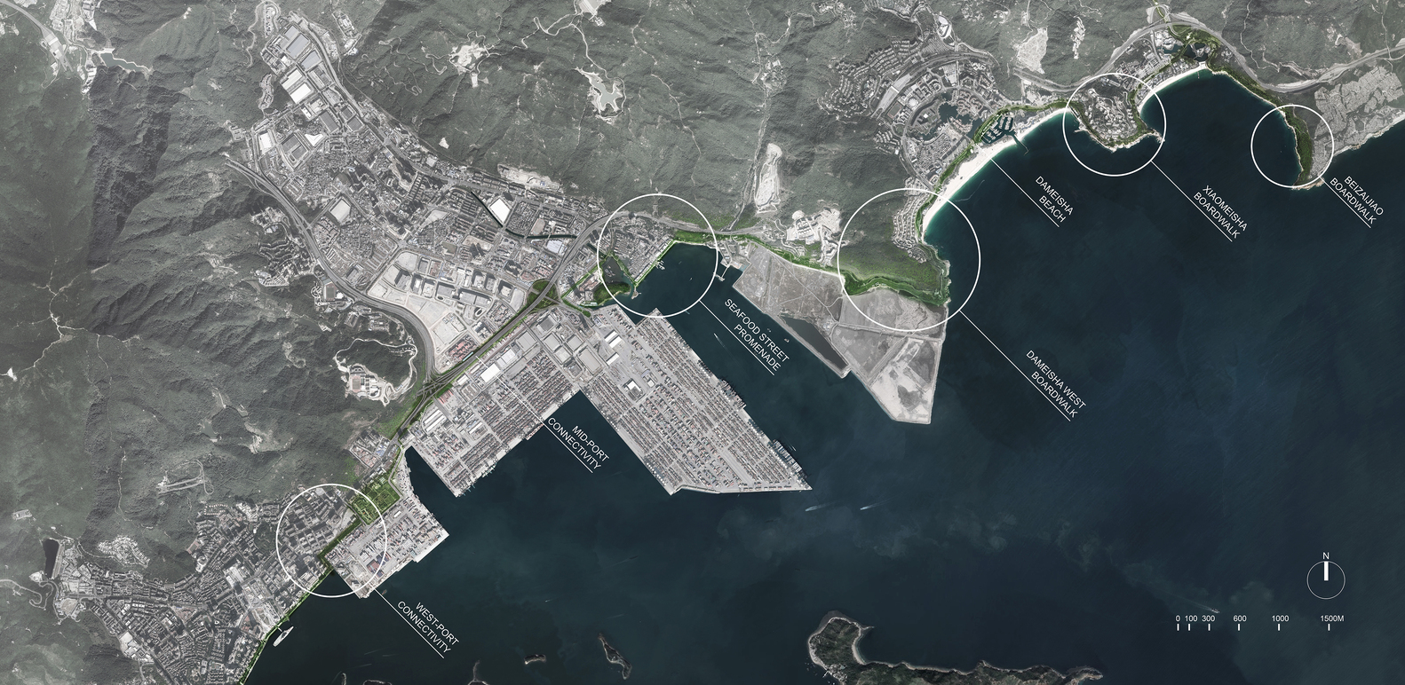 Gallery Of Yantian 19 5km Waterfront Boardwalk ELandscript Studio 23 01 Master Plan Of Yantian 19.5km Waterfront Boardwalk ???? 