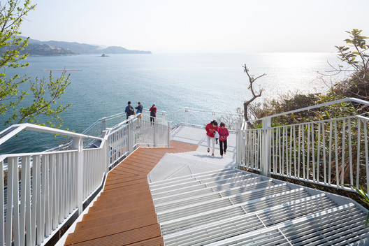 Yantian 19.5km Waterfront Boardwalk / eLandscript Studio - Exterior Photography, Fence, Stairs
