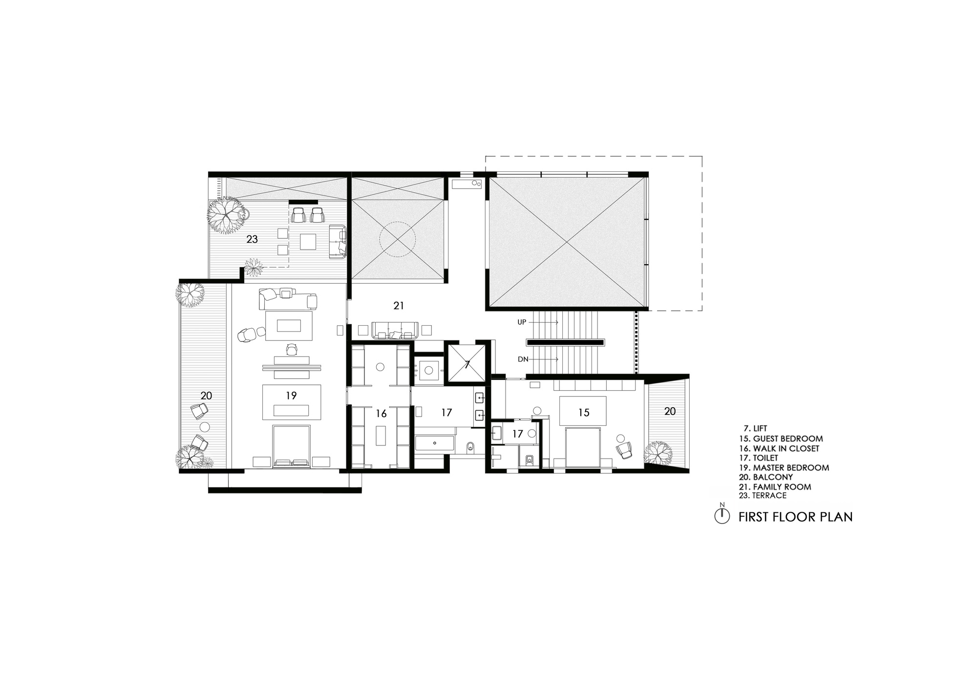 Galería de Casa verde y blanco / Studio VDGA 30