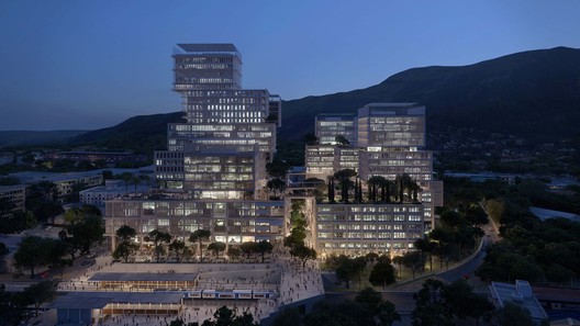 Leclercq Associés, Nicolas Laisné, and Clément Blanchet Win Competition to Design the New Administrative Centre of the Sicilian Region, in Italy - Image 2 of 10