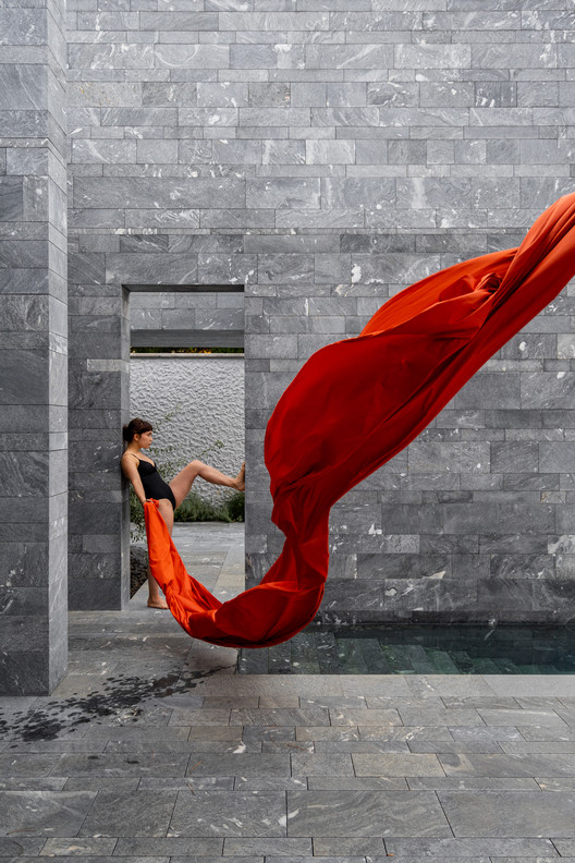 Spa Pavilion / smartvoll - Interior Photography, Brick