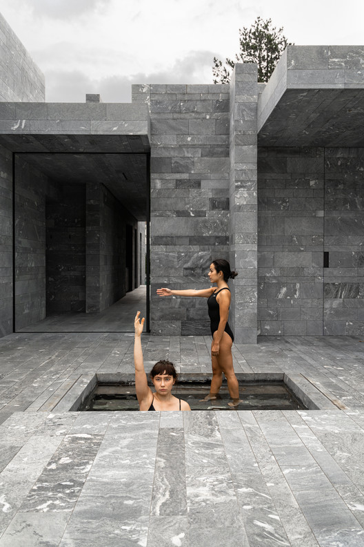 Spa Pavilion / smartvoll - Interior Photography, Brick