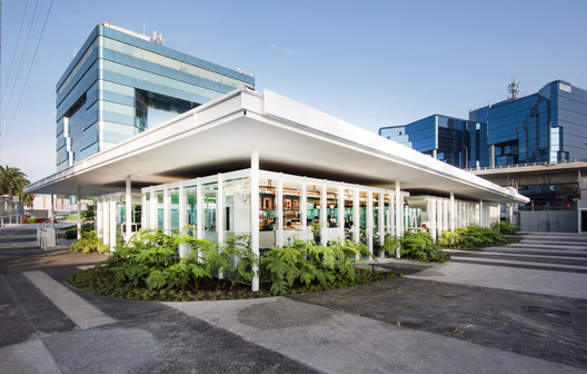 Azteca Pavilion Dining Room + Market / a|911 Azteca Pavilion Dining Room + Market / a|911 - Exterior Photography, Facade